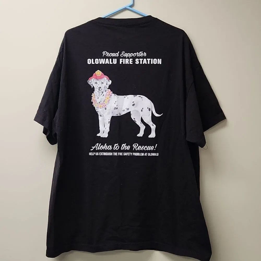 Olowalu Fire Station T-shirt 2XL